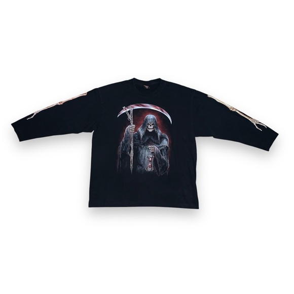 Vintage Grim Reaper Long Sleeve - Picture 1 of 5